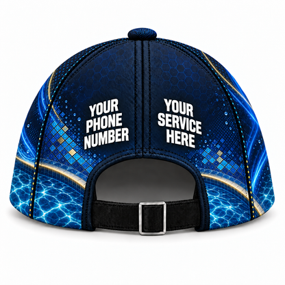 PSN042 personalized cap back product mockup