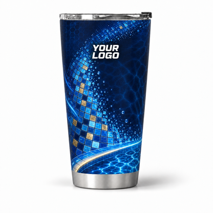 PSN042 personalized tumbler 20oz front product mockup