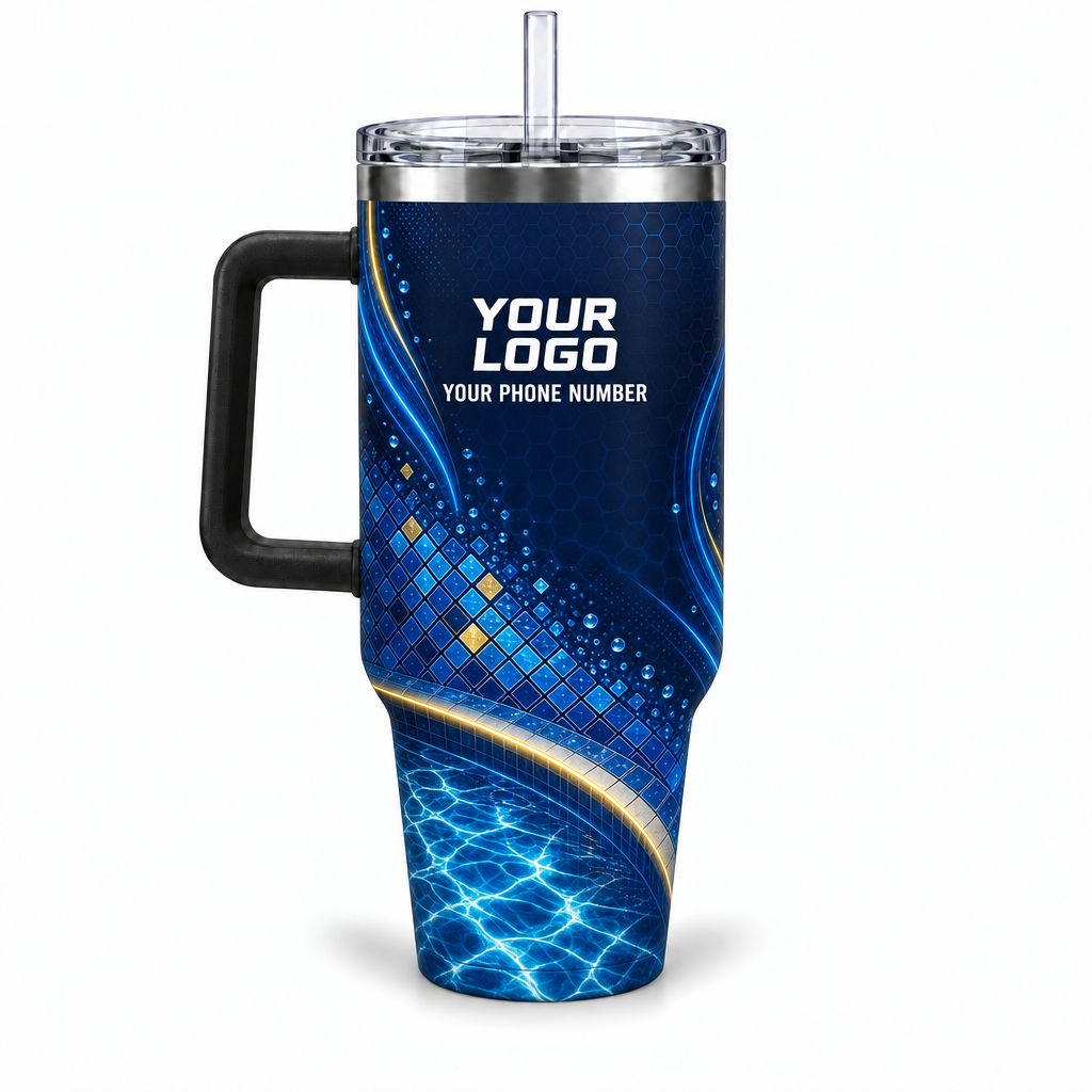 PSN042 personalized tumbler 40oz back product mockup