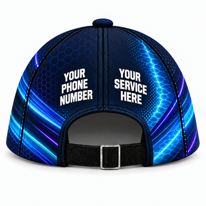 PSN043 personalized cap back product mockup
