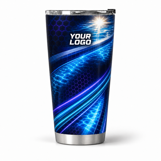 PSN043 personalized tumbler 20oz front product mockup