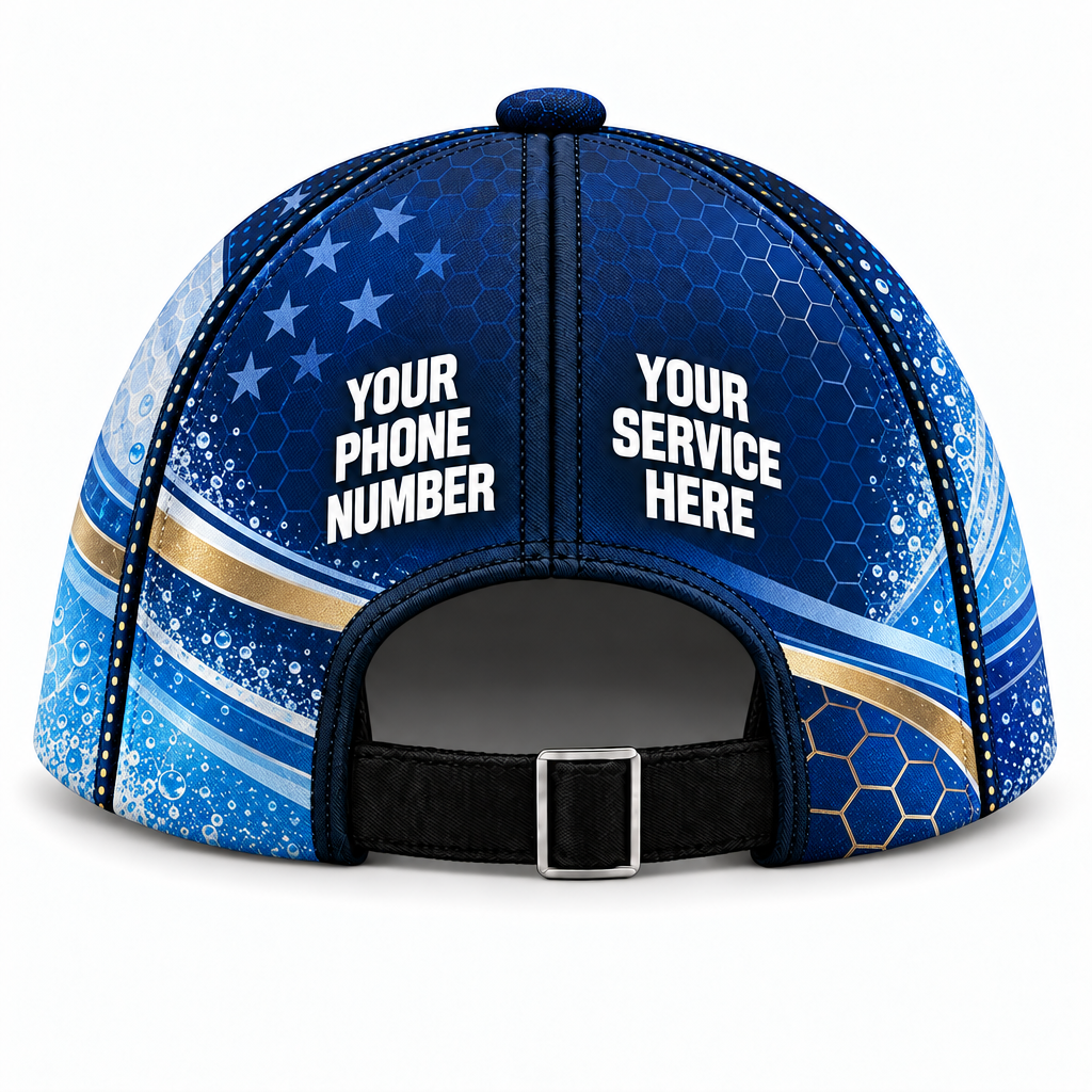 PSN044 personalized cap back product mockup