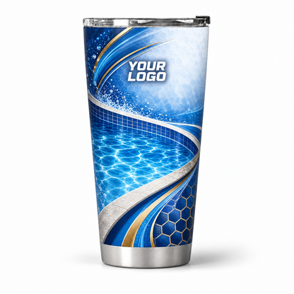 PSN044 personalized tumbler 20oz front product mockup