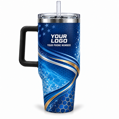 PSN044 personalized tumbler 40oz back product mockup