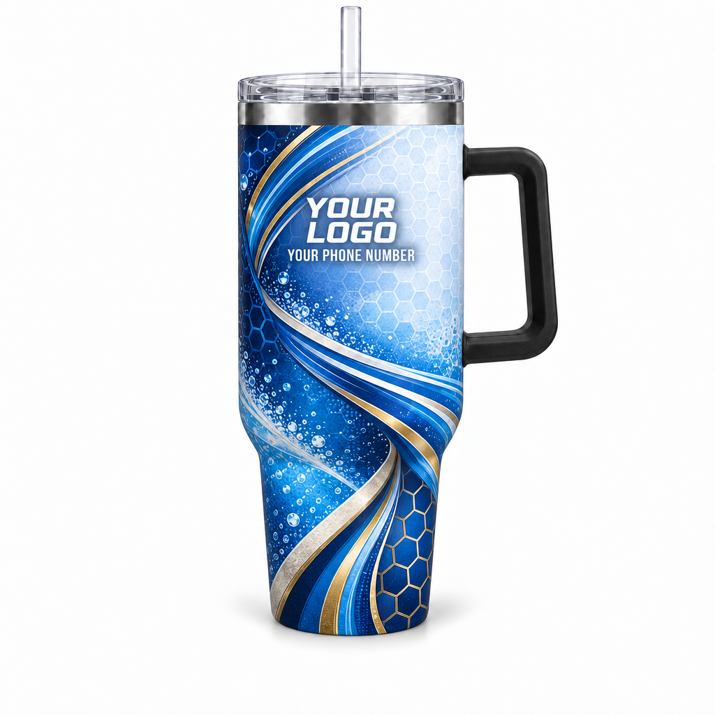 PSN044 personalized tumbler 40oz front product mockup