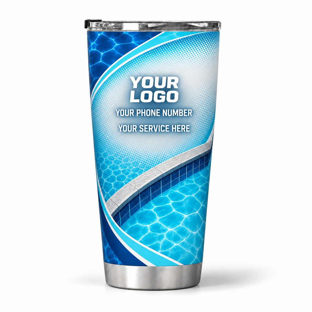 PSN046 personalized tumbler 20oz back product mockup