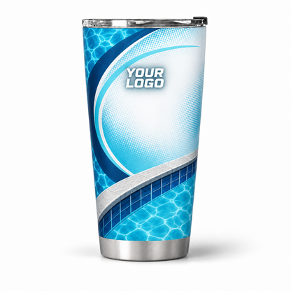 PSN046 personalized tumbler 20oz front product mockup