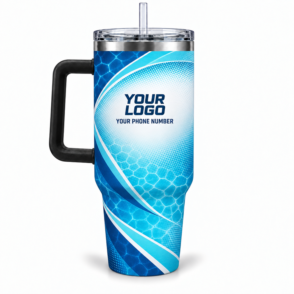 PSN046 personalized tumbler 40oz back product mockup