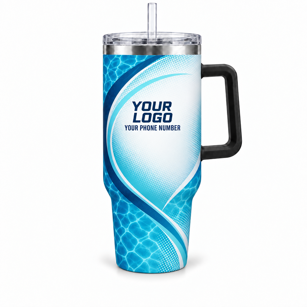 PSN046 personalized tumbler 40oz front product mockup