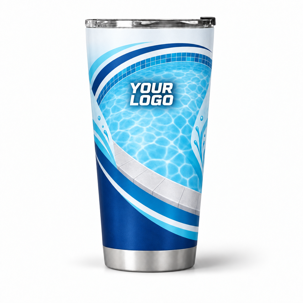 PSN047 personalized tumbler 20oz front product mockup