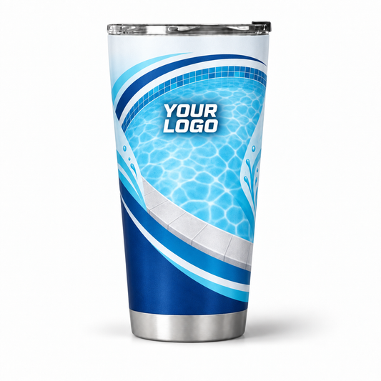 PSN047 personalized tumbler 20oz front product mockup