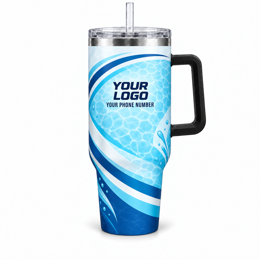 PSN047 personalized tumbler 40oz front product mockup