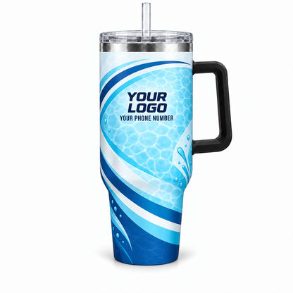 PSN047 personalized tumbler 40oz front product mockup