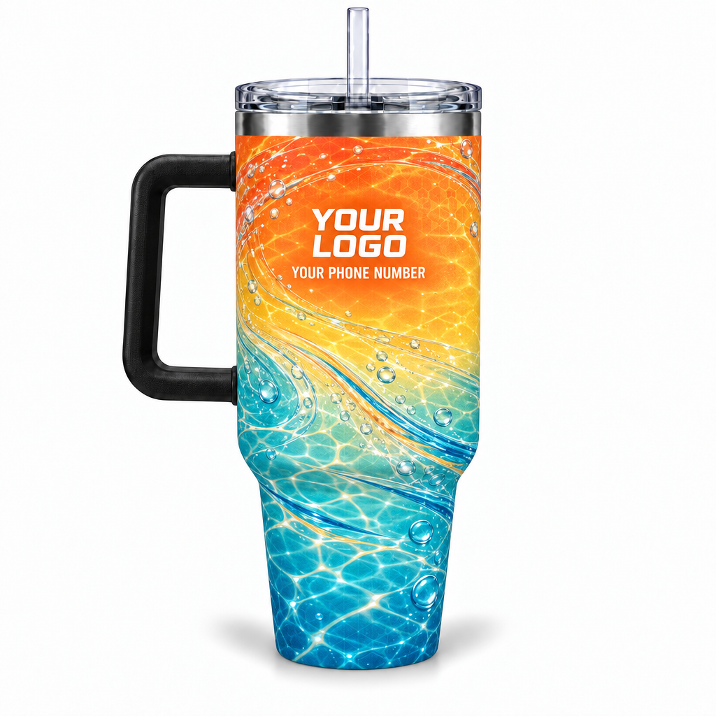 PSN048 personalized tumbler 40oz back product mockup