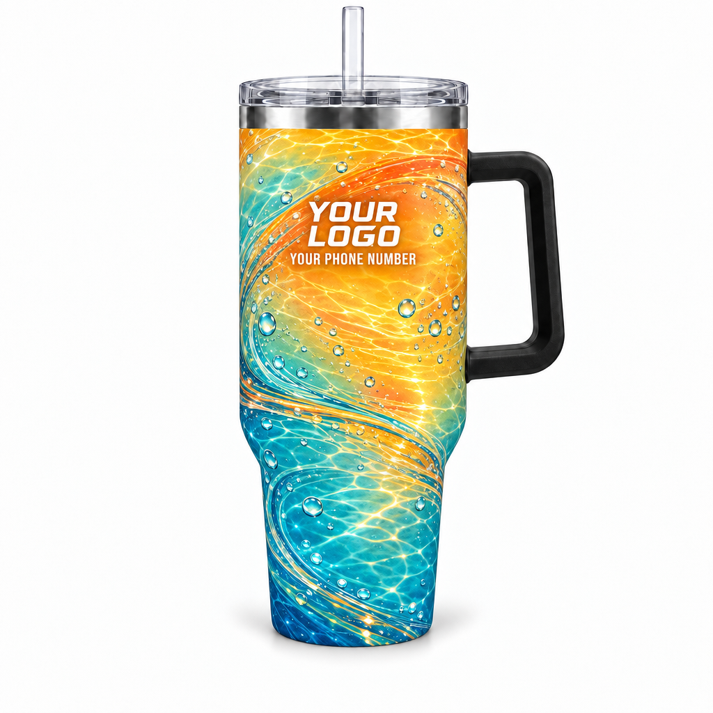 PSN048 personalized tumbler 40oz front product mockup