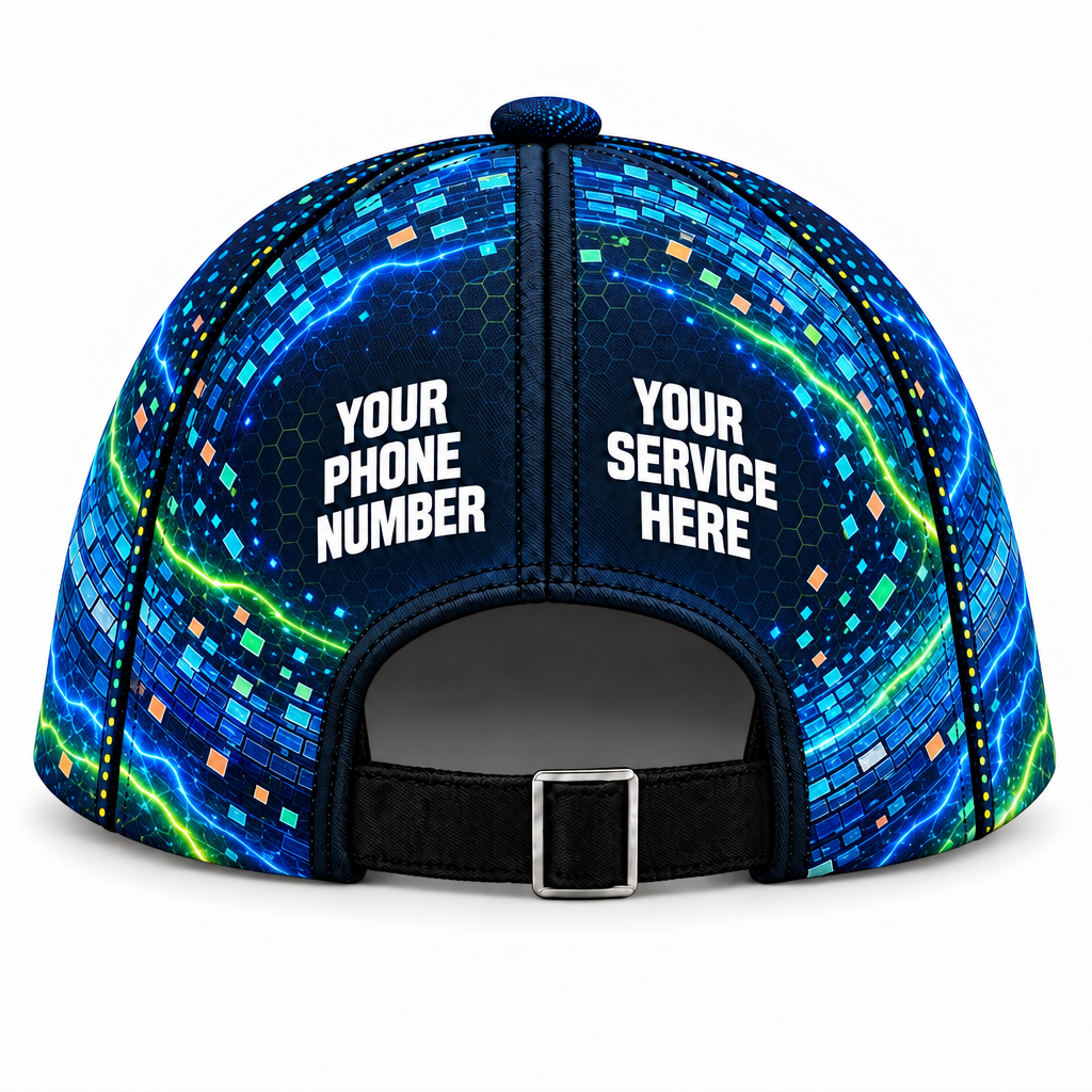 PSN049 personalized cap back product mockup
