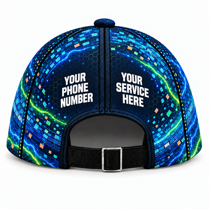 PSN049 personalized cap back product mockup
