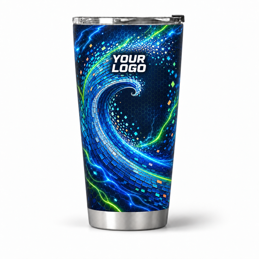 PSN049 personalized tumbler 20oz front product mockup