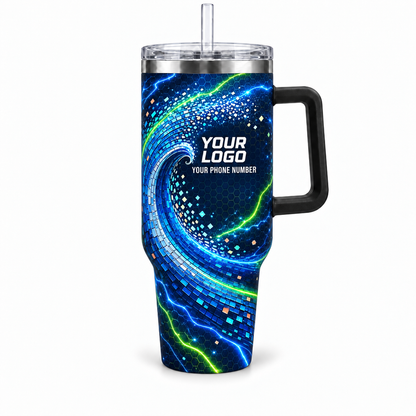 PSN049 personalized tumbler 40oz front product mockup