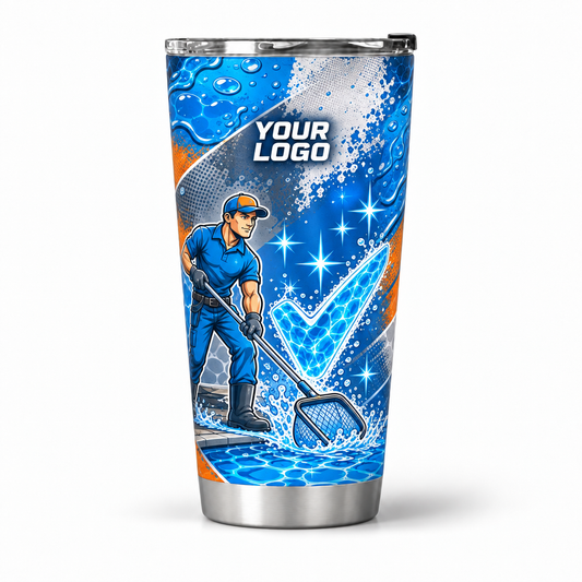 PSN050 personalized tumbler 20oz front product mockup