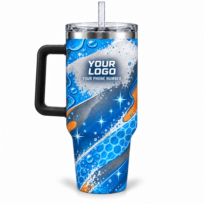 PSN050 personalized tumbler 40oz back product mockup