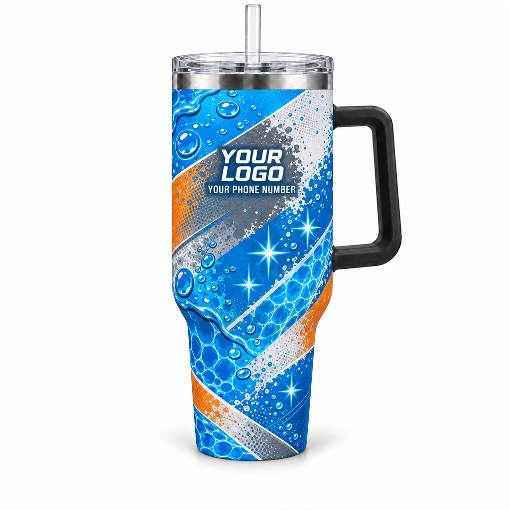 PSN050 personalized tumbler 40oz front product mockup