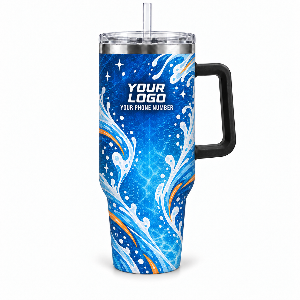 PSN051 personalized tumbler 40oz front product mockup