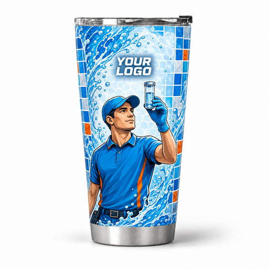 PSN052 personalized tumbler 20oz front product mockup