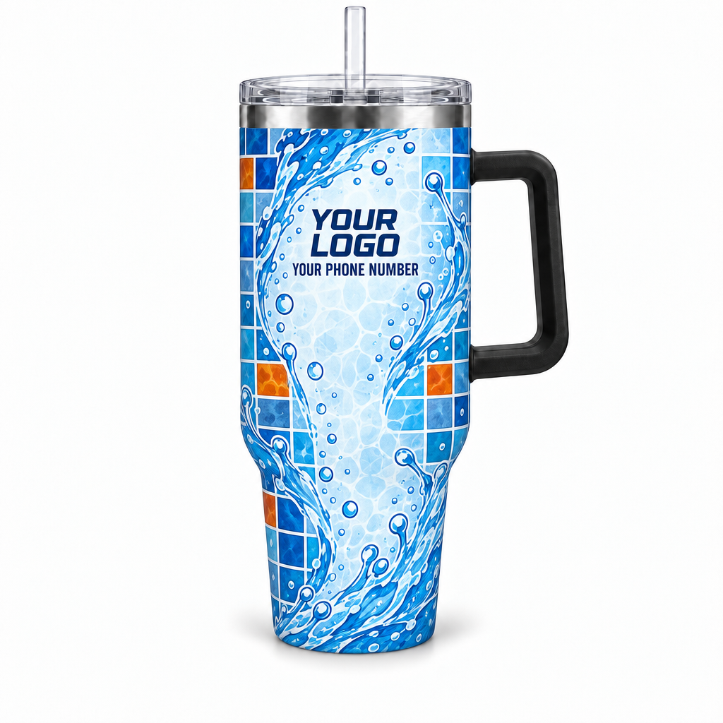 PSN052 personalized tumbler 40oz front product mockup