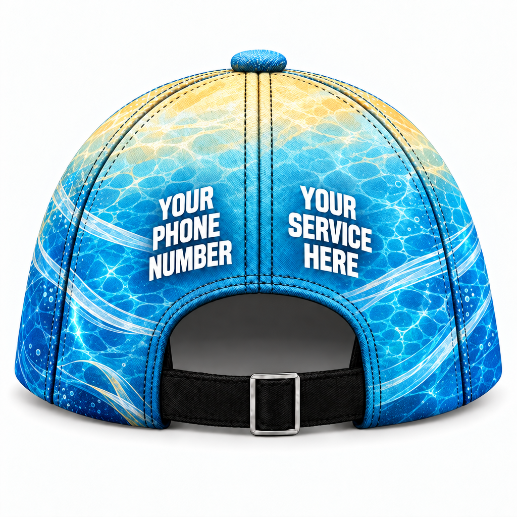 PSN053 personalized cap back product mockup