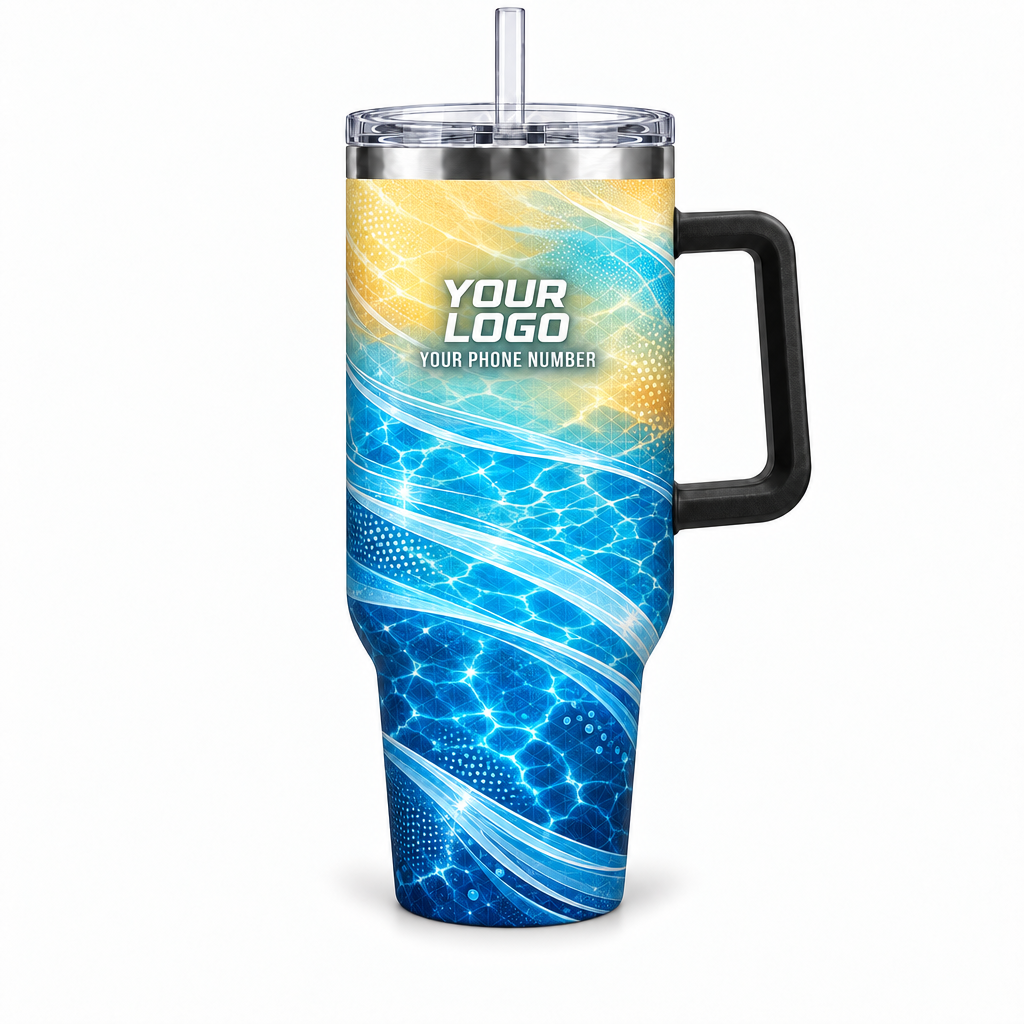 PSN053 personalized tumbler 40oz front product mockup
