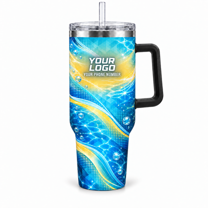 PSN054 personalized tumbler 40oz front product mockup