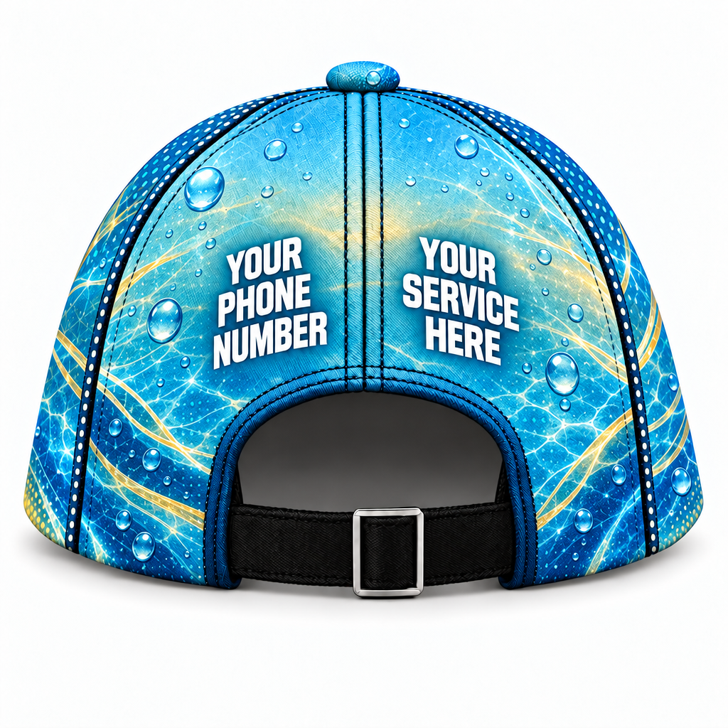 PSN055 personalized cap back product mockup