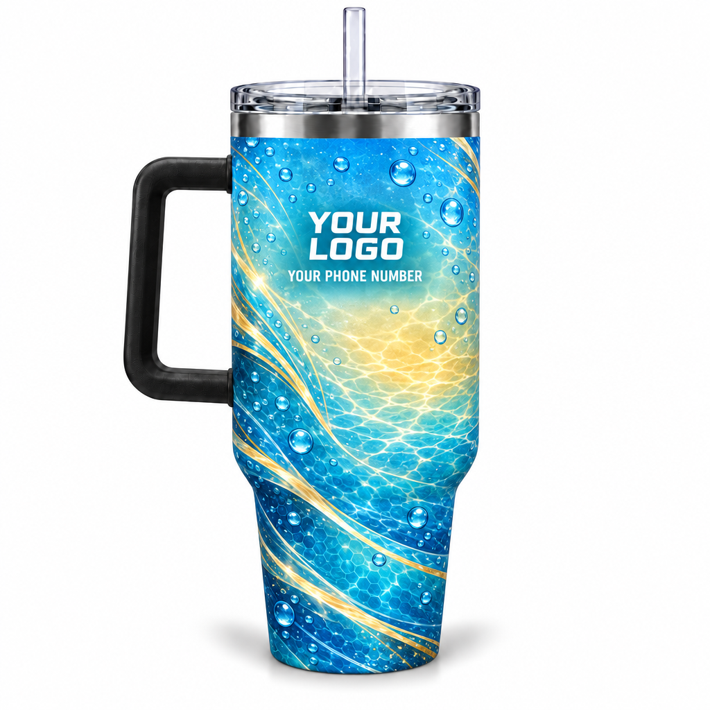 PSN055 personalized tumbler 40oz back product mockup