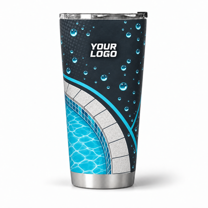 PSN056 personalized tumbler 20oz front product mockup
