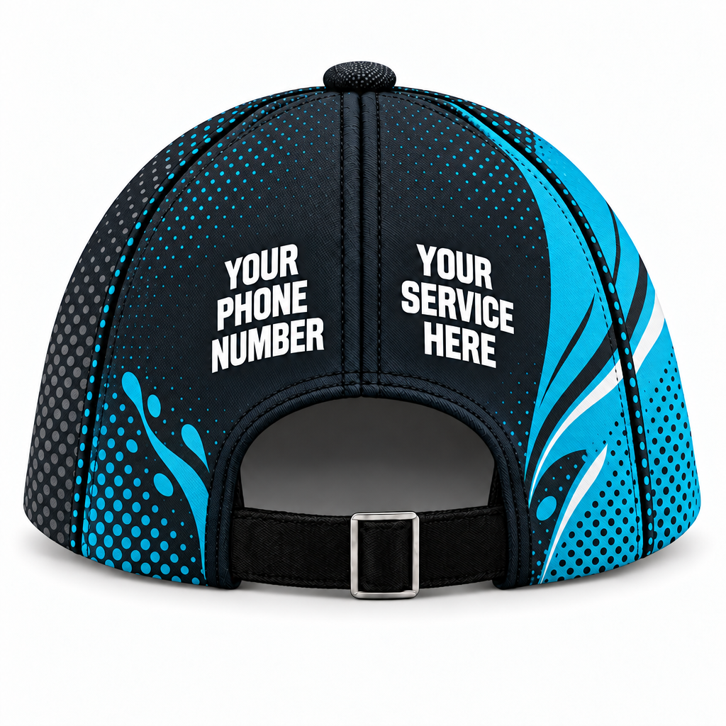 PSN057 personalized cap back product mockup