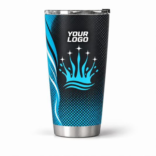 PSN057 personalized tumbler 20oz front product mockup