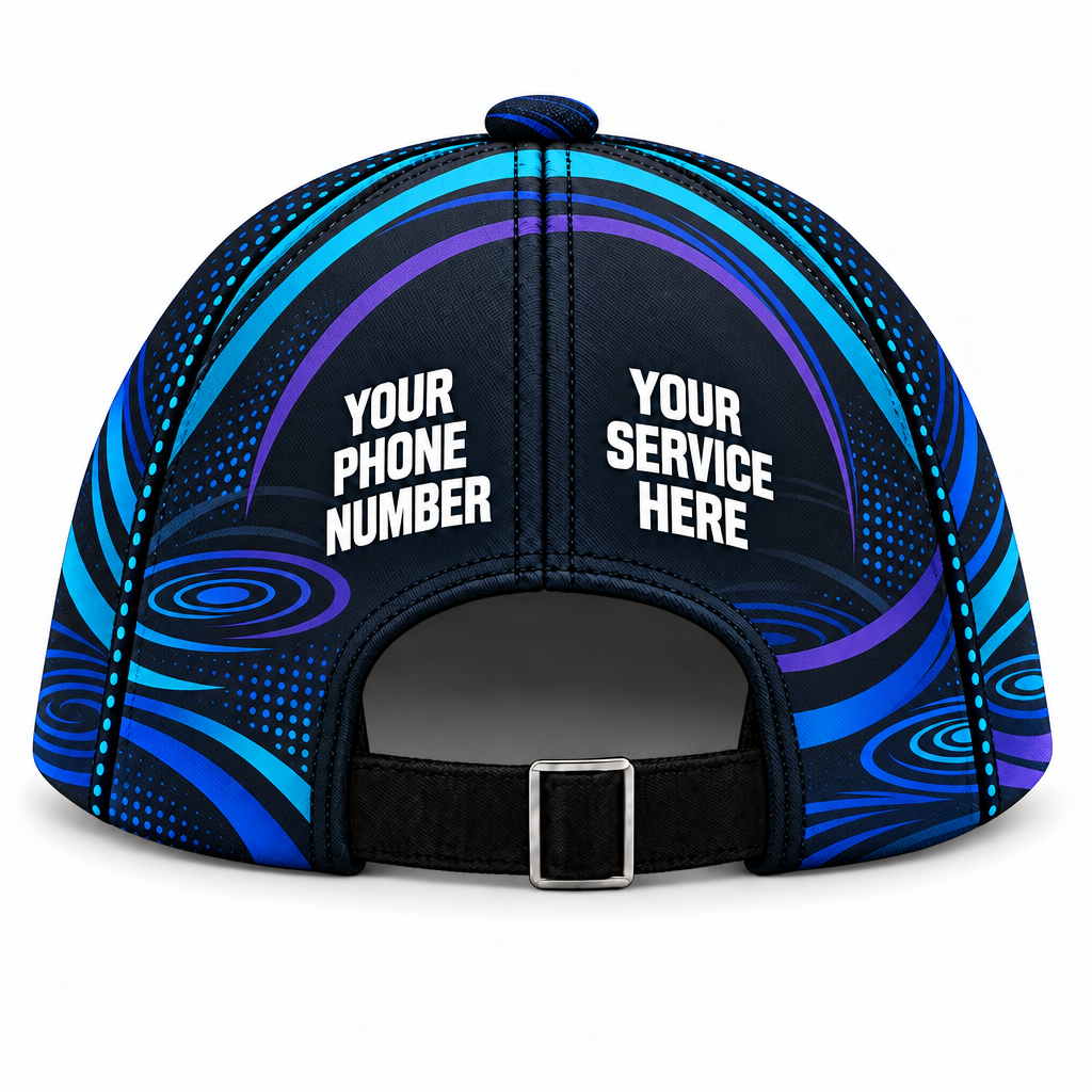 PSN058 personalized cap back product mockup