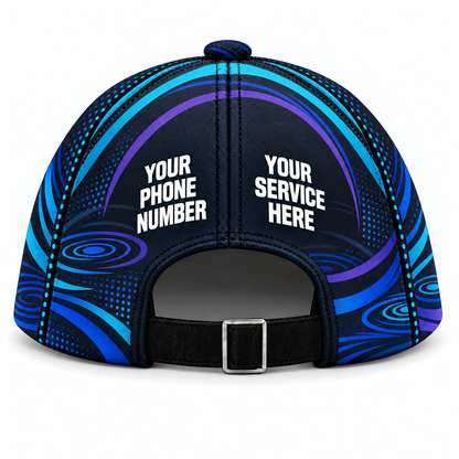 PSN058 personalized cap back product mockup