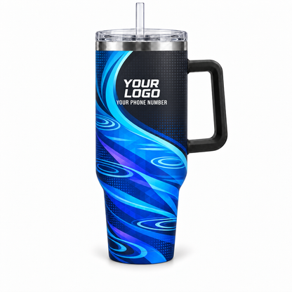 PSN058 personalized tumbler 40oz front product mockup