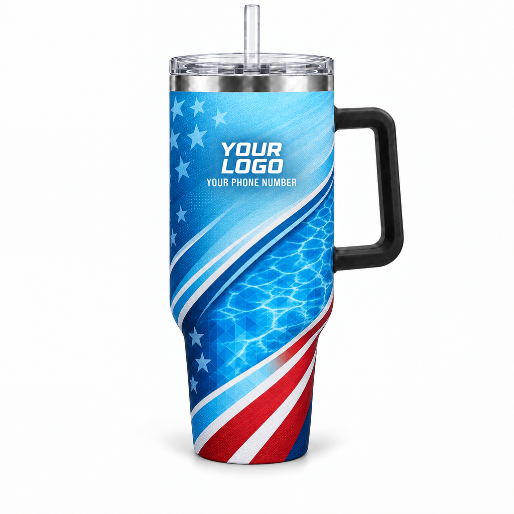 PSN059 personalized tumbler 40oz front product mockup