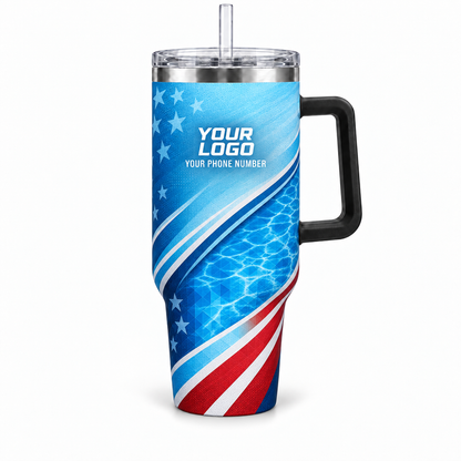 PSN059 personalized tumbler 40oz front product mockup