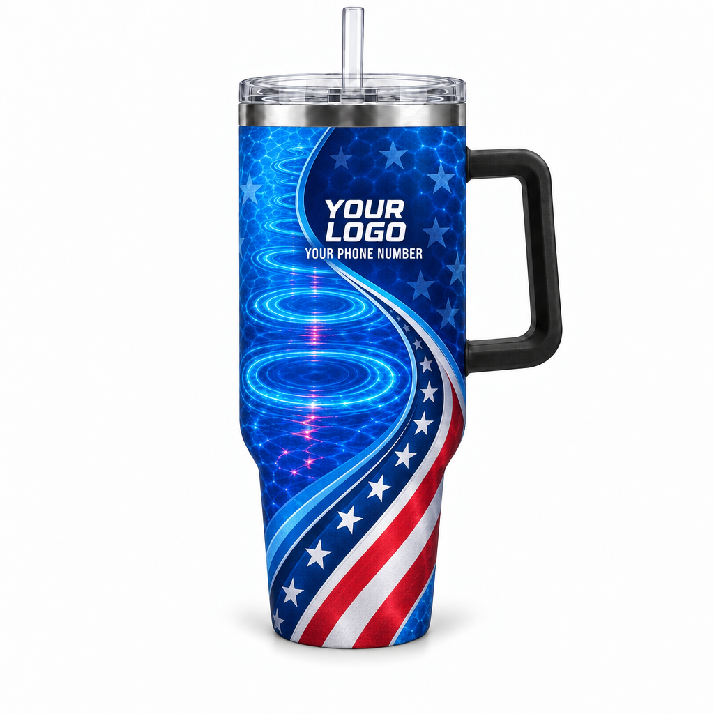 PSN061 personalized tumbler 40oz front product mockup