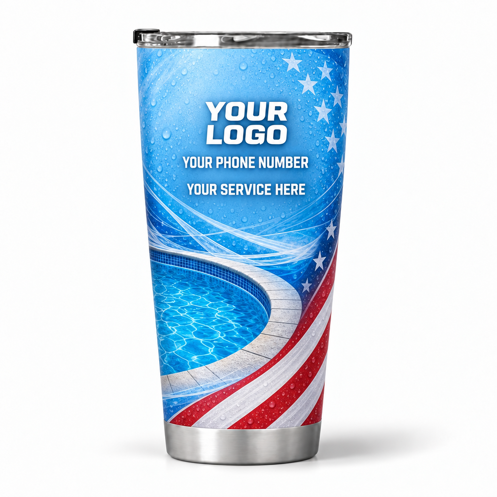 PSN062 personalized tumbler 20oz back product mockup