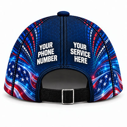 PSN066 personalized cap back product mockup