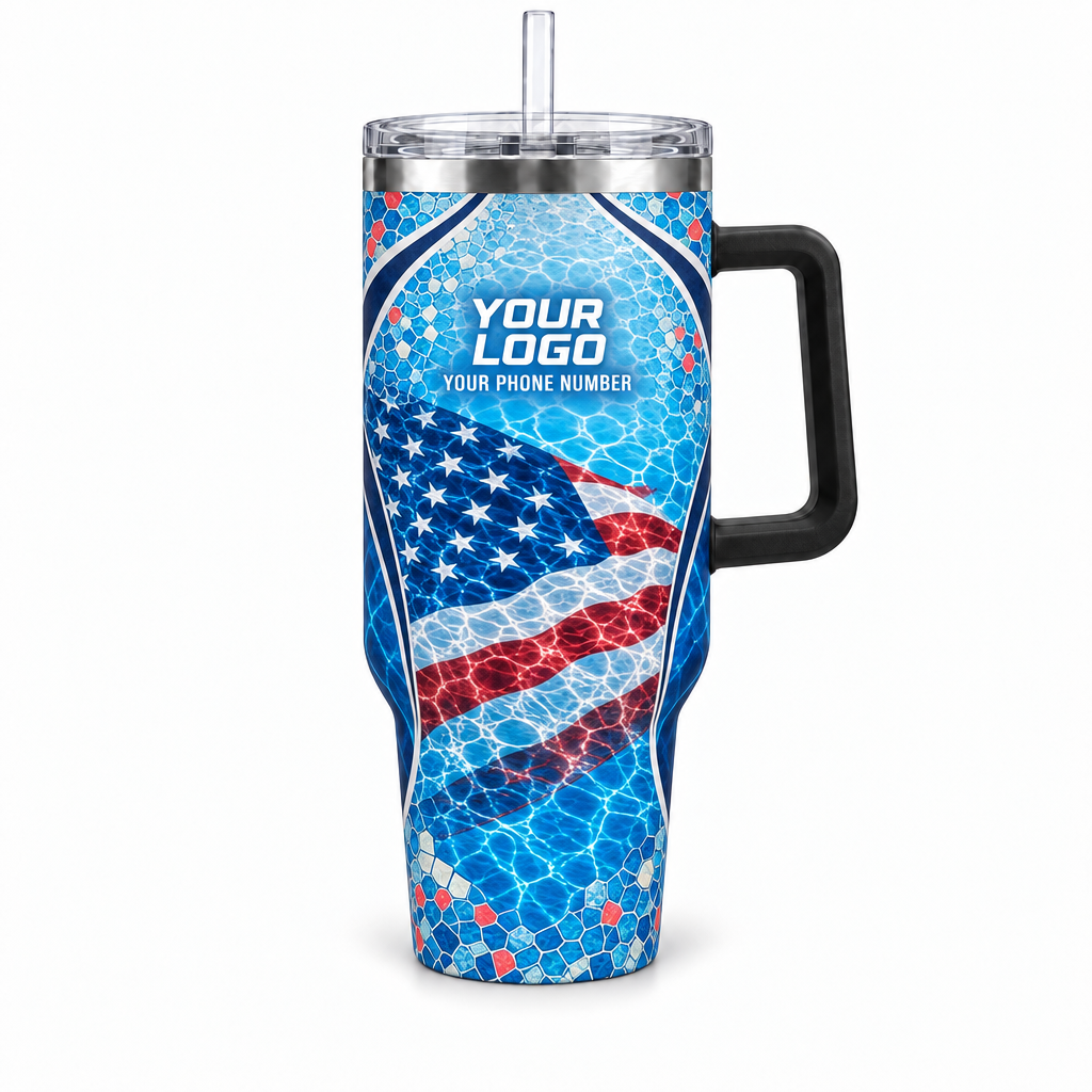 PSN067 personalized tumbler 40oz front product mockup