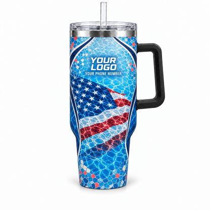 PSN067 personalized tumbler 40oz front product mockup