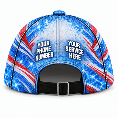 PSN068 personalized cap back product mockup