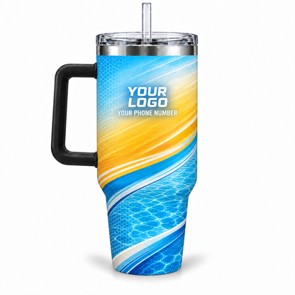 PSN069 personalized tumbler 40oz back product mockup