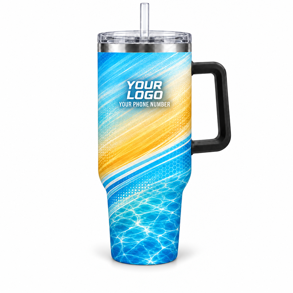 PSN069 personalized tumbler 40oz front product mockup